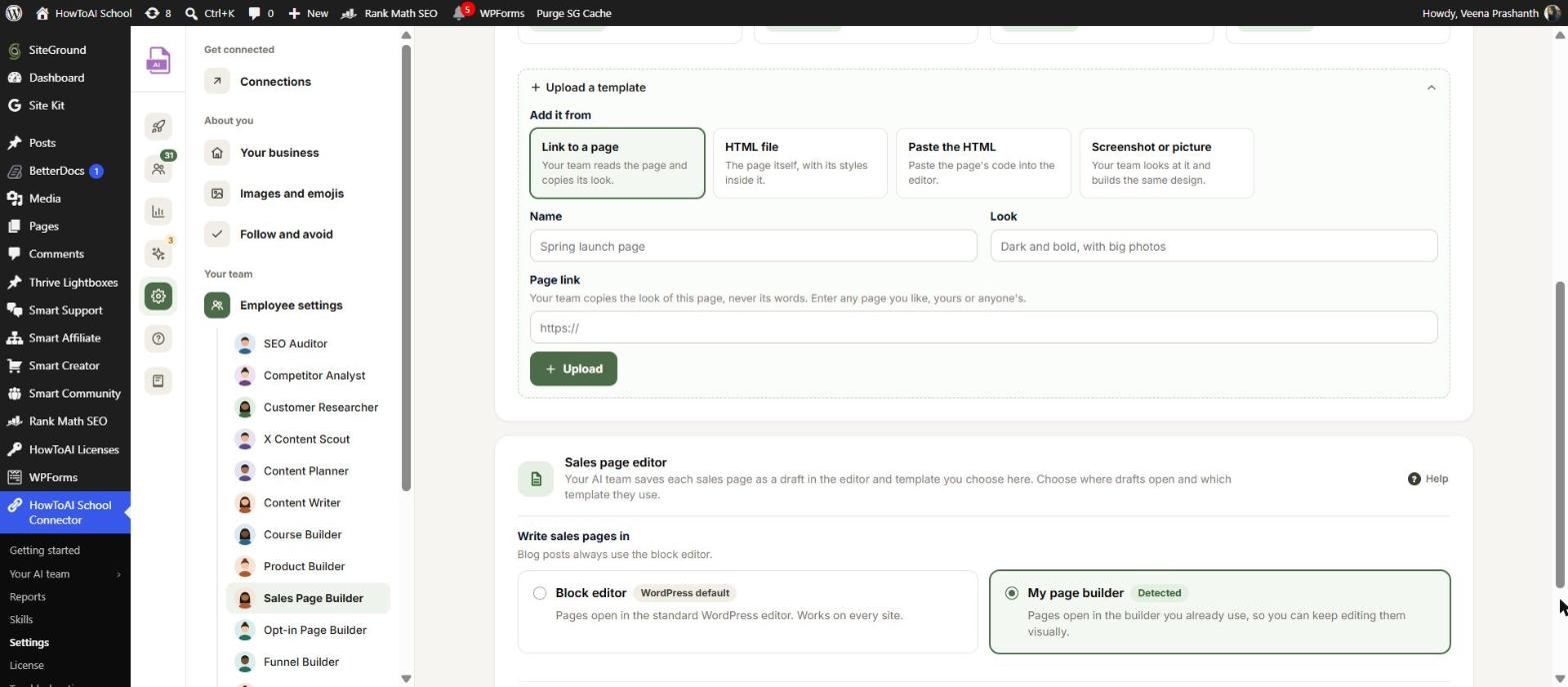Upload a template, with its four ways to add a design